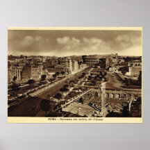 Rome, Veduta del Colosseo c. 1900 Posters