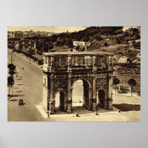 Rome, voûte de Constantine Posters