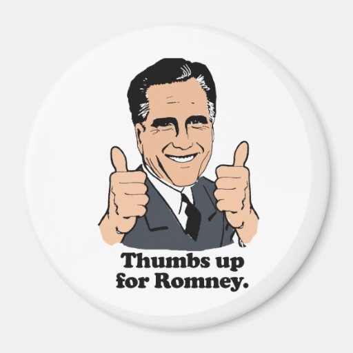 ROMNEY 2012 - POUCES POUR ROMNEY.png Aimants Pour Réfrigérateur