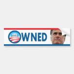 Romney a possédé par Obama 2012 élections Autocollants Pour Voiture