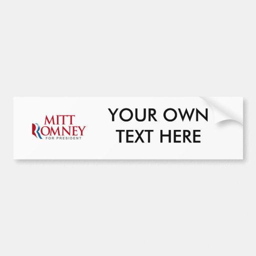 ROMNEY POUR le PRÉSIDENT LOGO.png Autocollant Pour Voiture