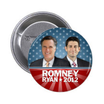 Romney Ryan - Jugate avec la bannière étoilée Badge