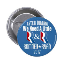 Romney Ryan - nous avons besoin de petit R et de R Pin's Avec Agrafe