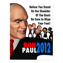 Ron Paul le géant Carte Postale