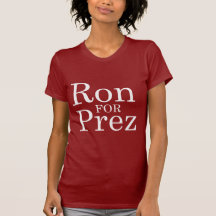 RON PAUL POUR PREZ (blanc) T-shirts