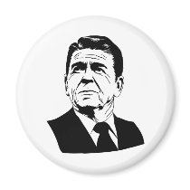 Ronald Reagan 1980 rétros portraits magnets