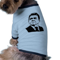 Ronald Reagan 1980 rétros portraits vêtements pour animaux domestiques
