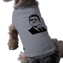 Ronald Reagan 1980 rétros portraits vêtements pour animaux domestiques