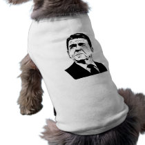 Ronald Reagan 1980 rétros portraits vêtements pour animaux domestiques