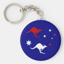 Roo de l'Australie et porte-clés de croix