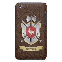 Rooster Battle Crest Brown Barely There iPod Cover