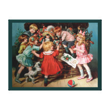 Rosa C. Petherick : Le panier de Noël Toiles Tendues Sur Châssis