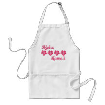 Rose Aloha Hawaï Tabliers