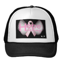 Rose angélique curatif RibbonCap-Cust. d'espoir Casquettes De Camionneur