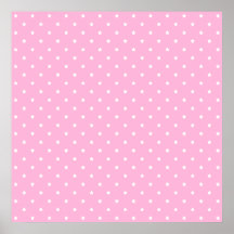 Rose avec peu d'étoiles blanches. Coutume Poster
