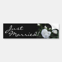 Rose blanc de neige - adhésif pour pare-chocs adhésif pour voiture