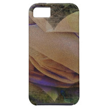 Rose couleur pêche d'image de coeur coques iPhone 5 Case-Mate