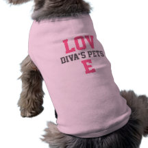 Rose d'amour vêtement pour chien