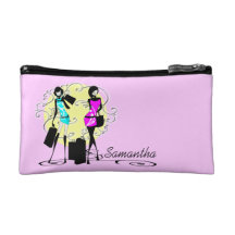 Rose de achat de charme chic de filles trousse de maquillage