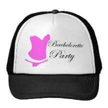 rose de bachelorette de 2 morceaux casquettes