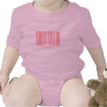 Rose de code barres de bébé t-shirt