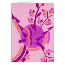 Rose de Deco Carte De Vœux