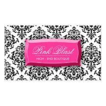 rose de la damassé | Hott du souffle 311-Pink Carte De Visite