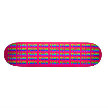 Rose de l'arc-en-ciel PLUR Plateaux De Planche À Roulettes