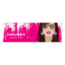 Rose de maquillage de mode de prix à payer de lune cartes de visite professionnelles