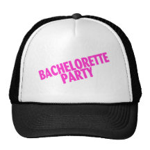 Rose de partie de Bachelorette Casquettes