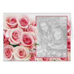Rose de rose Romance - modèle Cartes De Vœux