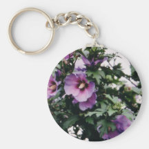 Rose de Sharon Keychain Porte-clefs