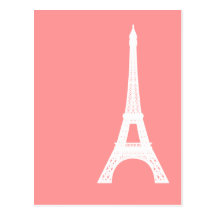 Rose de Tour Eiffel Carte Postale