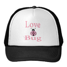 rose d'insecte d'amour casquettes