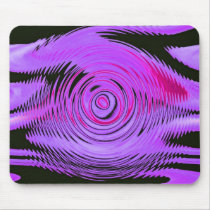 Rose et remous pourpre Mousepad tapis de souris