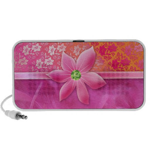 Rose floral de couverture de haut-parleur de griff