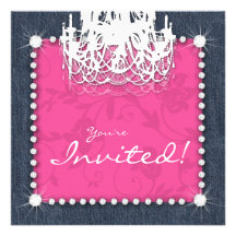 Rose floral de lustre de mariage de diamants du de cartons d'invitation
