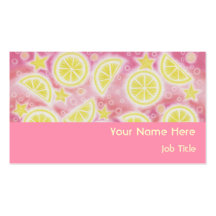 Rose horizontal de carte de visite rose de limonad