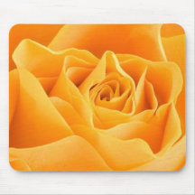 Rose jaune tapis de souris
