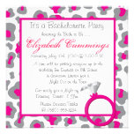 rose mignon chic génial d'invitation de partie de 