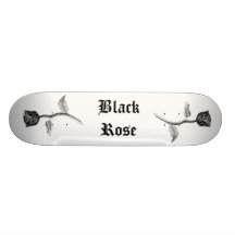 Rose noire skateboards cutomisables