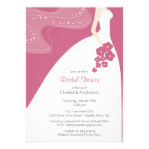 Rose nuptiale d'invitation de douche de jeune mari
