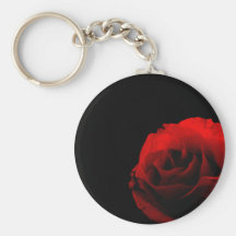ROSE ROUGE PORTE-CLEF
