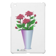 Rose Vase iPad Cover iPad Mini Cover