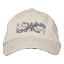 Rosemaling Chapeau Brodé