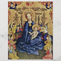 Rosenhagmadonna par Lochner Stefan Prospectus Personnalisés