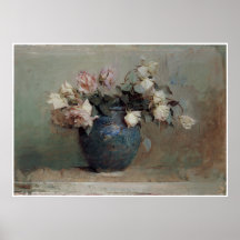 Roses, 1890 poster