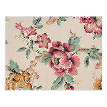 Roses blancs et noirs rouges chics minables vintag carte postale