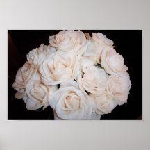 Roses blancs posters