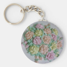 Roses de glaçage de Buttercream Porte-clefs